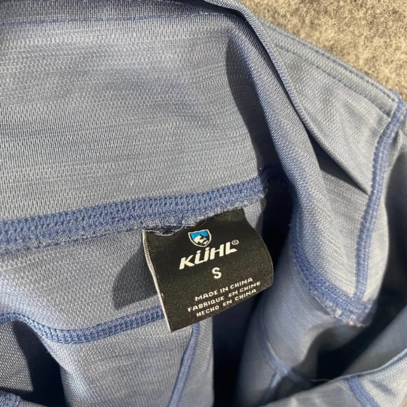 Kuhl Skulpt Leggings Small Blue Mid Rise Kapri Tight Capri Crop Athleisure - Picture 9 of 11